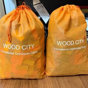 Educational Dominoes Game Set - Orange